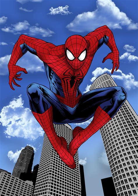 Spiderman Web Slinging Drawings