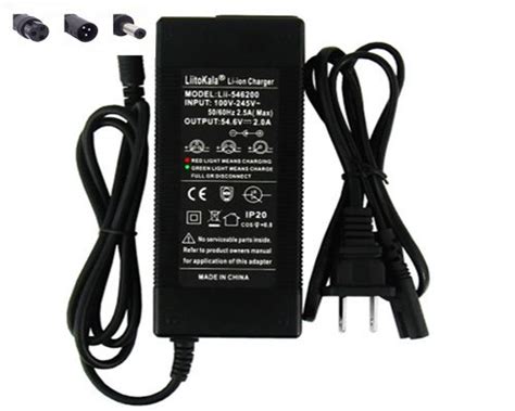 New 48v LITHIUM-ION Battery SMART Charger 54.6V 2A For Electric Bike ...