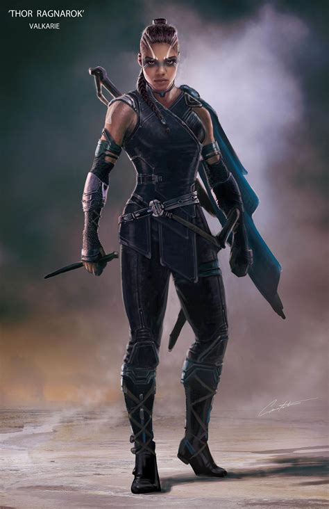 Thor Ragnarok: Valkyrie Concept Art - Created...