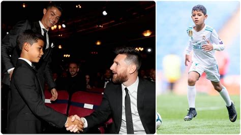 How Ronaldo's son didn't recognise Lionel Messi because he looked too short to be him