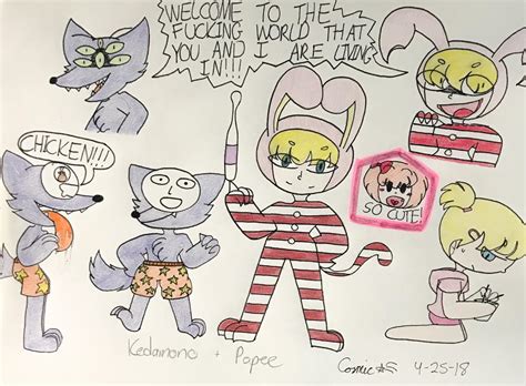 Kedamono + Popee (Popee the Performer) by Cosmic86 on DeviantArt