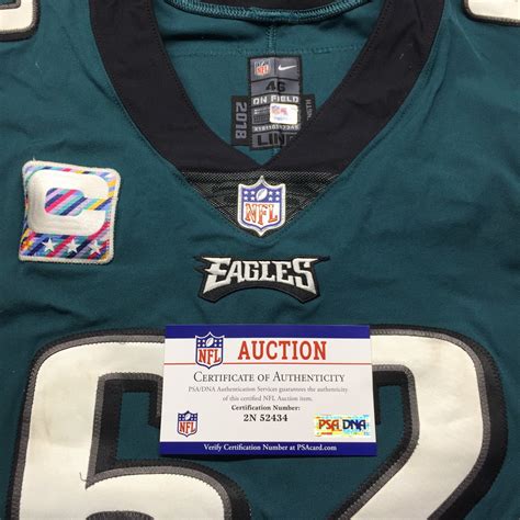 Crucial Catch - Eagles Jason Kelce Game Used Jersey W/ Captain's Patch ...