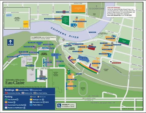 Eau Claire Campus Map