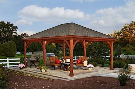 National Metal Industries: 16x20 Traditional Wood Pavilion | Backyard pavilion, Outdoor pavilion ...