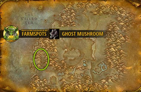 WoW Farming Ghost Mushroom - World of Warcraft Classic Farm Guide | professions.goldgoblin.net