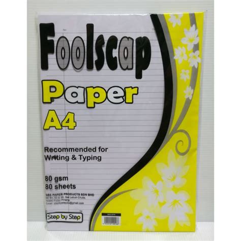 [Shop Malaysia] A4 EXAM/Foolscap Paper Pack 80g 80sheets normal ...