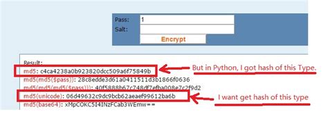 Hash md5 encoding - talentatila