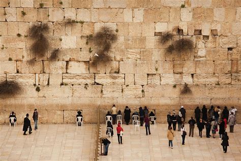 Elevated View Of The Western Wall Plaza Photograph by Panoramic Images - Pixels