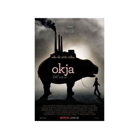 Okja 2017 Movie Ver. 1 – Poster | Canvas Wall Art Print Poster - Canvas ...