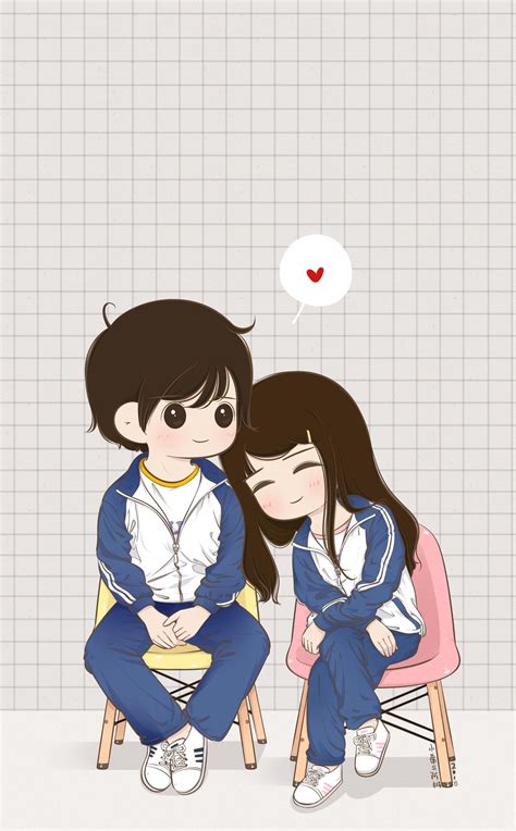 Korean Anime Couple Wallpapers - Wallpaper Cave