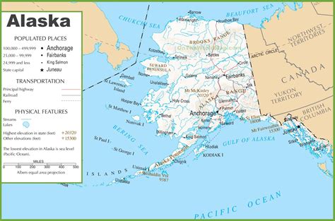 Alaska Highway Map