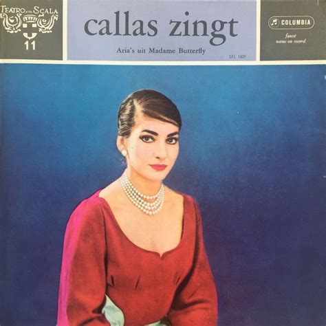 Maria Callas - Callas Zingt Aria's Uit Madame Butterfly (Vinyl) | Discogs