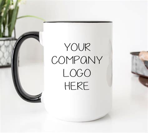 Your Company Logo on A Mug, Marketing Mug for Your Company Logo, Put ...