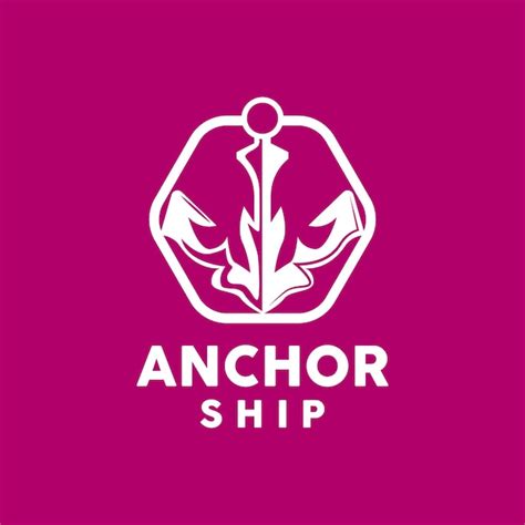 Premium Vector | Anchor logo simple elegant design nautical ship vector icon symbol illustration