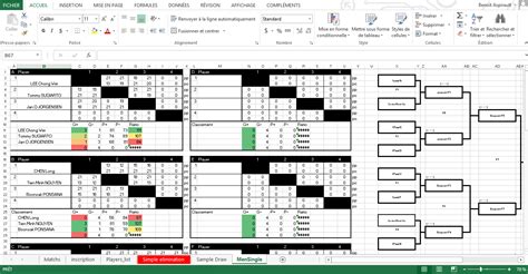 Round Robin Tournament Template Excel Database