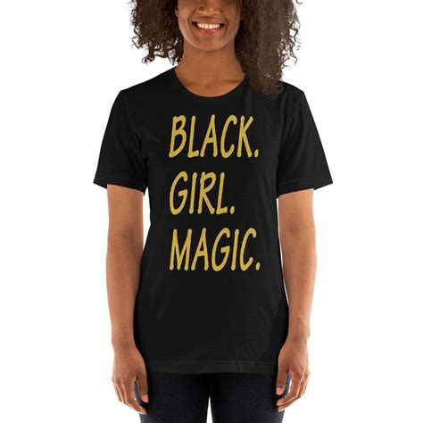 Black Girl Magic Short-Sleeve T-Shirt | Black Woman Shirt | Magic Girl ...