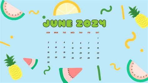 June Calendar Wallpaper 2024 - KoLPaPer - Awesome Free HD Wallpapers