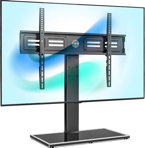 FITUEYES Universal TV Stand for 50-80 inch TV, Swivel 100 Degrees 4 ...