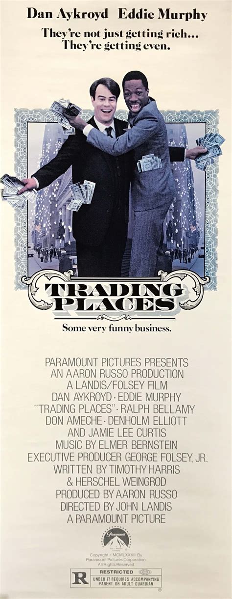 Trading Places (1983) | Good comedy movies, Movie posters vintage ...