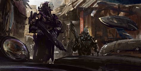 science fiction, futuristic, concept art, military HD Wallpaper