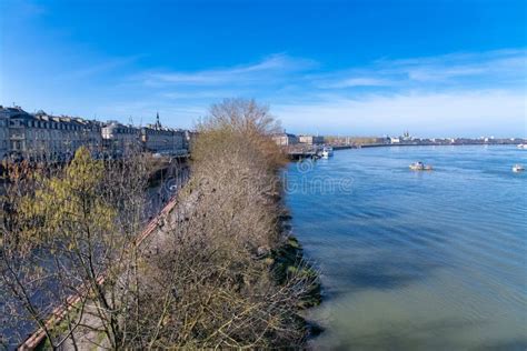 Bordeaux, the Garonne River Stock Image - Image of heritage, historic: 200259817