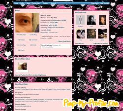 Emo & Goth Friendster Layouts - Pimp-My-Profile.com