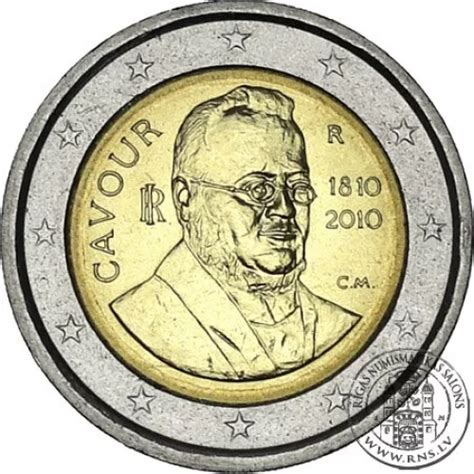 Italy, 2 Euro 2010, 200th anniversary of the birth of Cavour