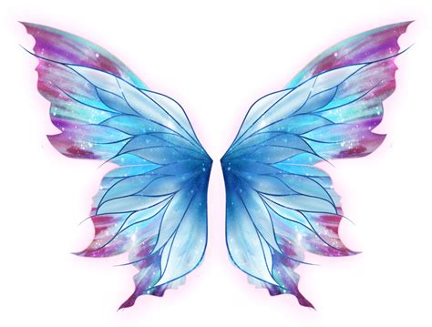 Butterfly Sticker Fairy Wings Png Clipart Large Size Png Image Pikpng ...