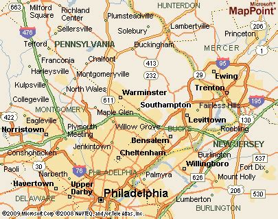 Where is Southampton, Pennsylvania? see area map & more