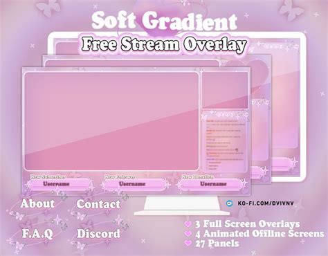 free cute aesthetic twitch overlay / pink pixel twitch overlay free pink stream overlays in 2023 ...