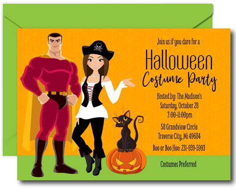 Couples Halloween Party Invitations - Announce It!