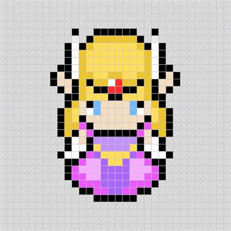 Zelda (La Leyenda de Zelda, The Legend of Zelda) Videojuegos - Pixel Art Patterns | Punto de ...