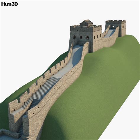 Great Wall of China 3D model - Architecture on Hum3D