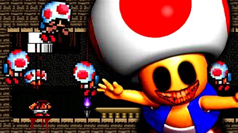 TOAD.EXE IS TRYING TO KILL MARIO IN THIS SCARY SUPER MARIO HORROR GAME [THE BLOODSTAINED MANSION ...