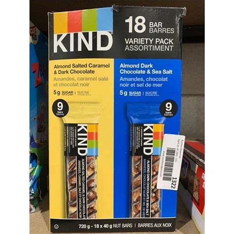 Kind Variety Pack Assortment Nut Bars 18x40g