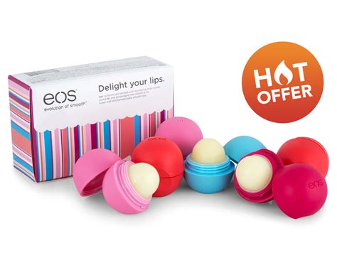 eos Smooth Sphere Lip Balm 6-Pack | Catch.com.au