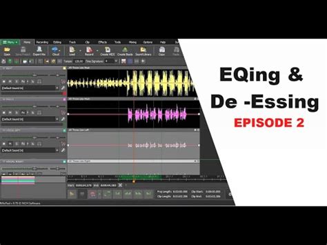 EQing and De Essing Vocals on MixPad Like A Pro - YouTube