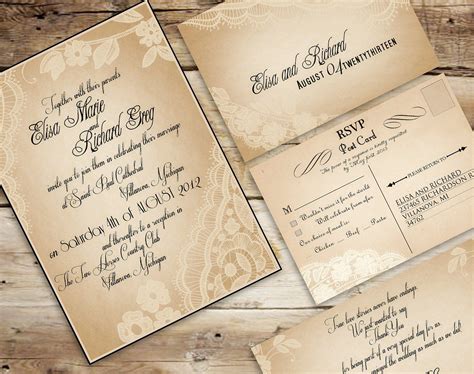 Vintage Invitation Template