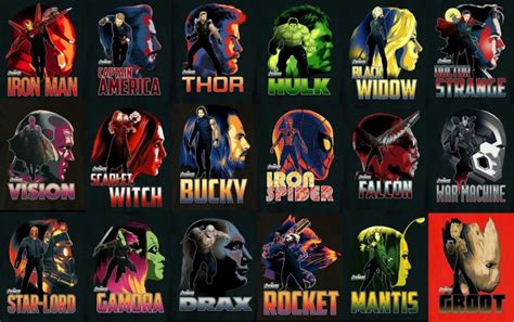 [Actu] Des personnages d'Avengers Infinity War s'affichent en posters ...