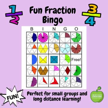 Fraction Bingo Fun Packet by Infinity Math Creations | TpT