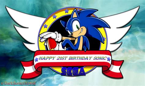 Happy 21st Birthday Sonic by DarkSonic132456 on DeviantArt