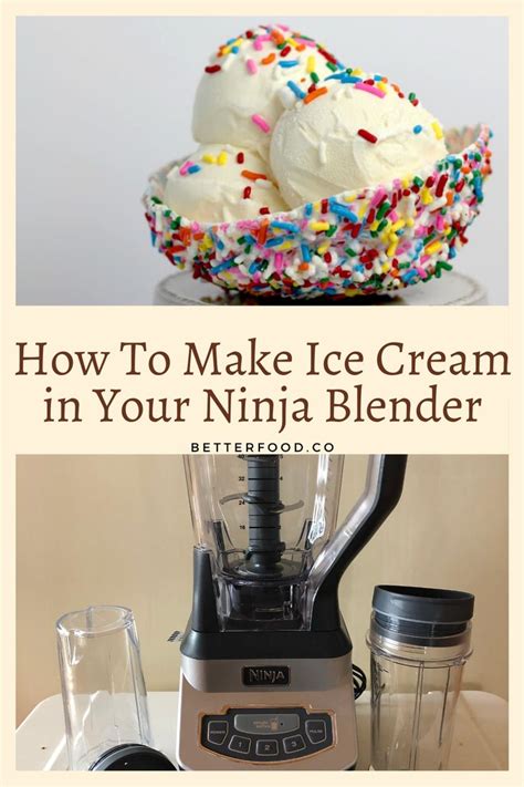 How To Make Ice Cream in Your Ninja Blender? | Ninja blender recipes ...