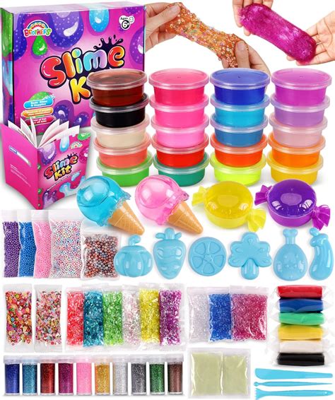 Slime Kit-Slime Making Kit,Slime kits for Girls Boys Kids,Slime Ingredients Supplies in One Box ...