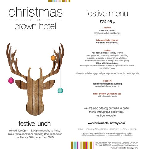 Christmas Breaks At The Crown Hotel Bawtry | Doncaster