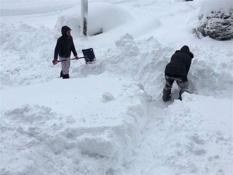 Over 5 feet of snow falls in New York, Pennsylvania; cold temperatures ...