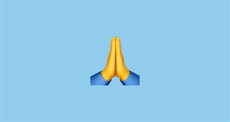 🙏 Folded Hands Emoji on Apple iOS 11.2