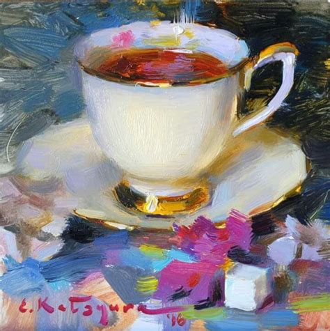 Pin on Paint 8 | Oil painting inspiration, Tea cup art, Tea art