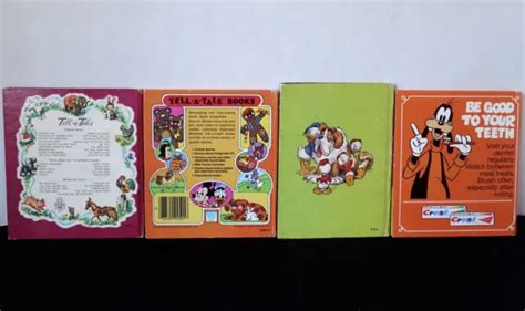 MICKEY MOUSE GOOFY Donald Duck Tom & Jerry: Four 1940s - 70s Vtg Picture Books $16.99 - PicClick