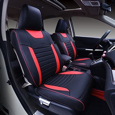 Kust zd5082w Black-red Car seat Covers,Custom Fit Seat Covers Fit for Honda 2015 2016 CRV,Pack ...