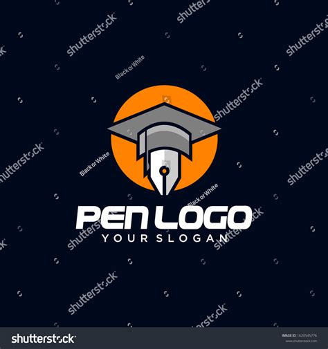 Education Logo On Dark Background Stock Vector (Royalty Free) 1620545776 | Shutterstock